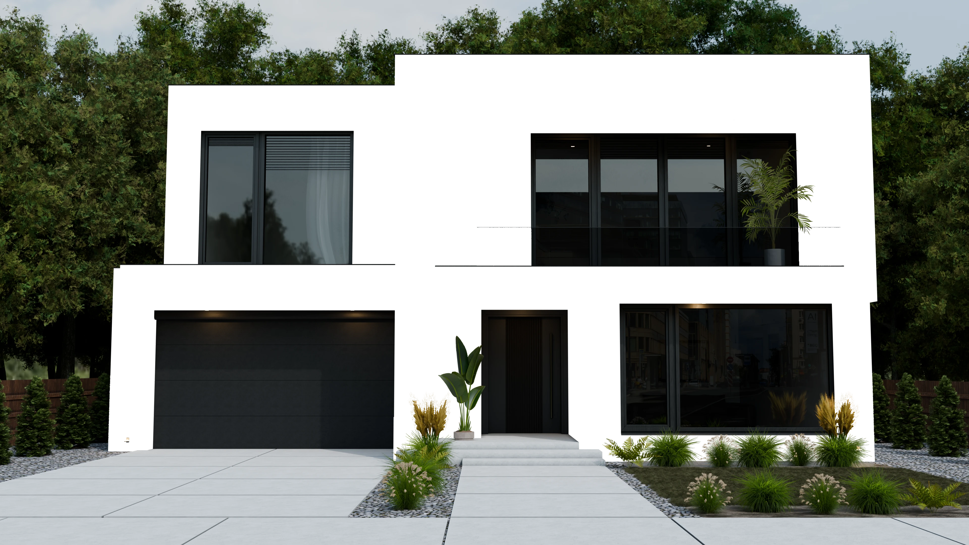 House with KORDEKO flexible stone