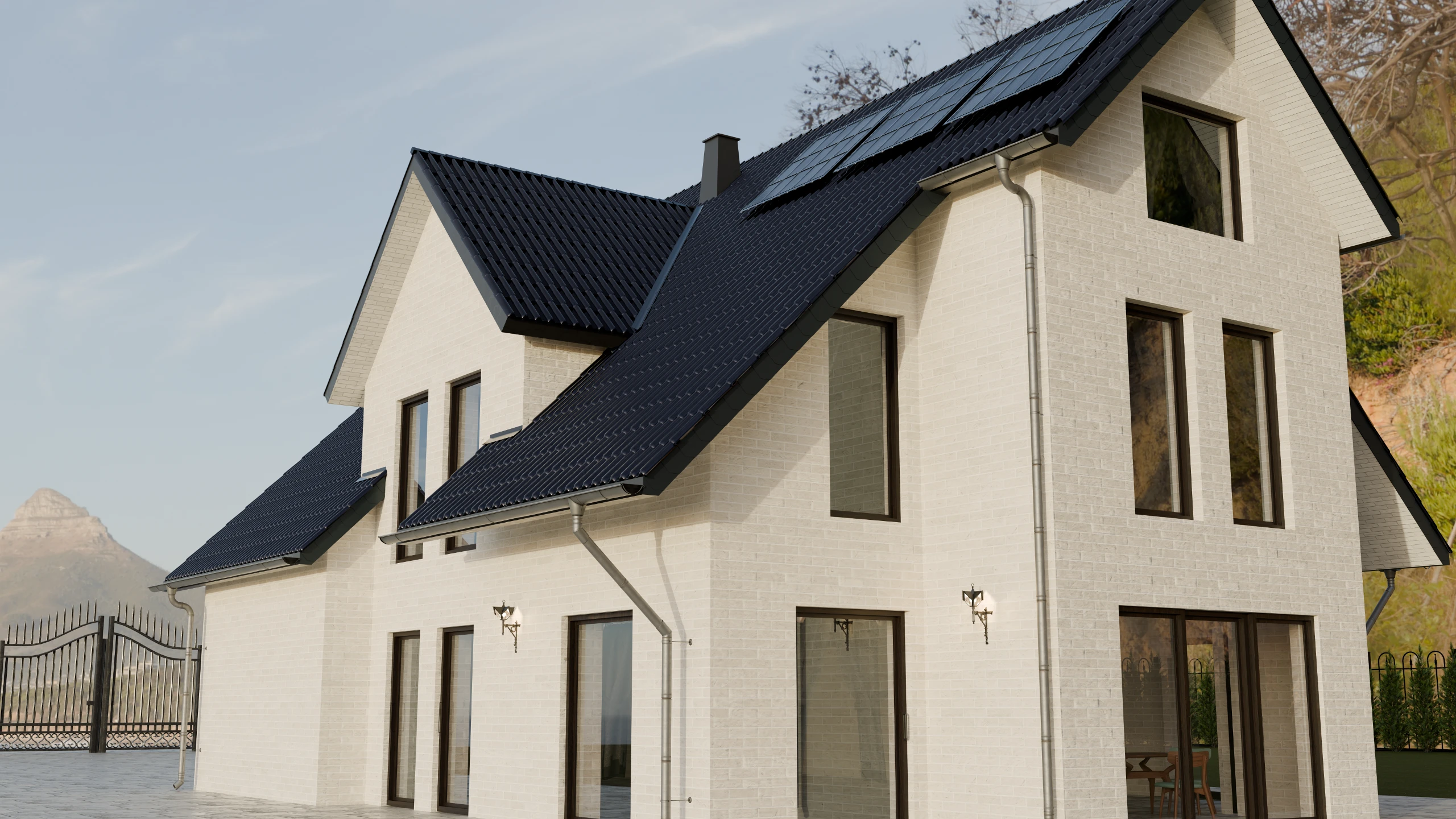 BR02 TRL — installed on a house facade