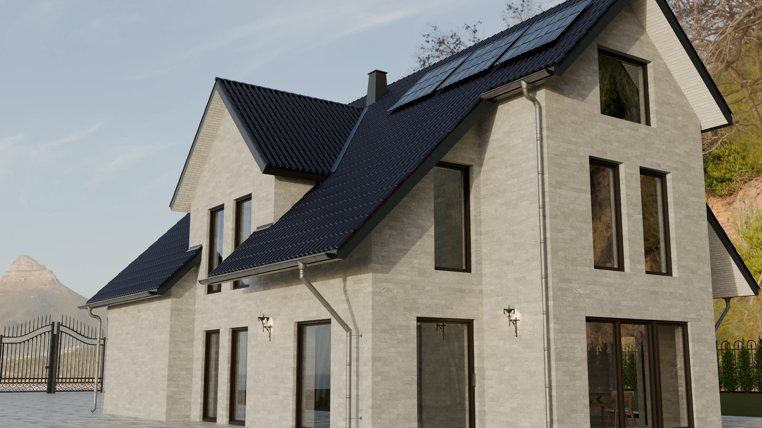 BR04 CT — installed on a house facade