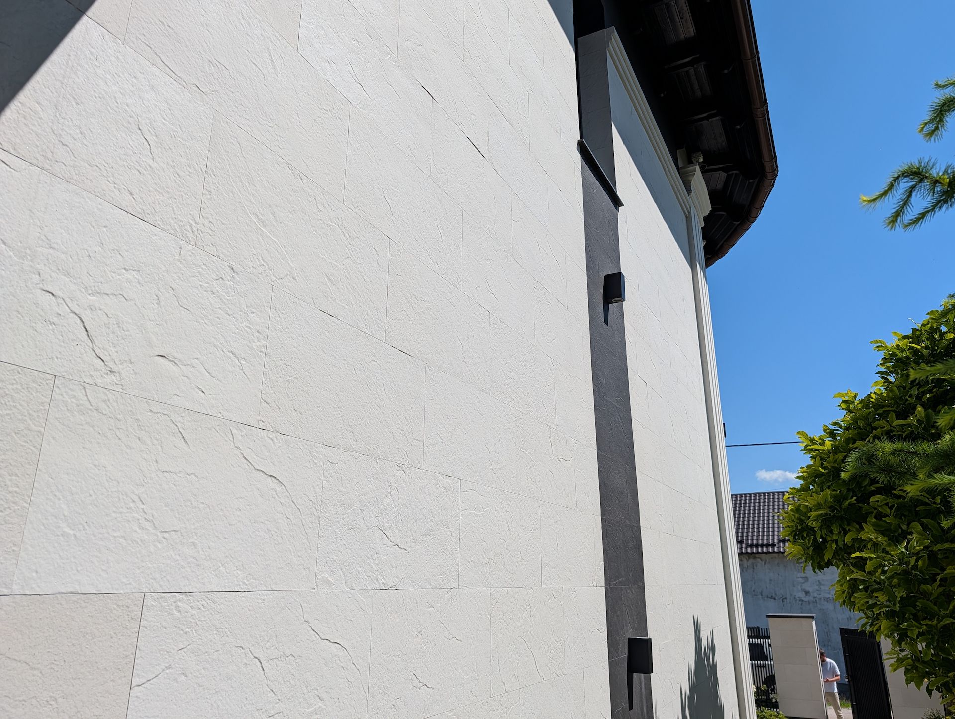 Slate Beige flexible cladding — facade detail — 23