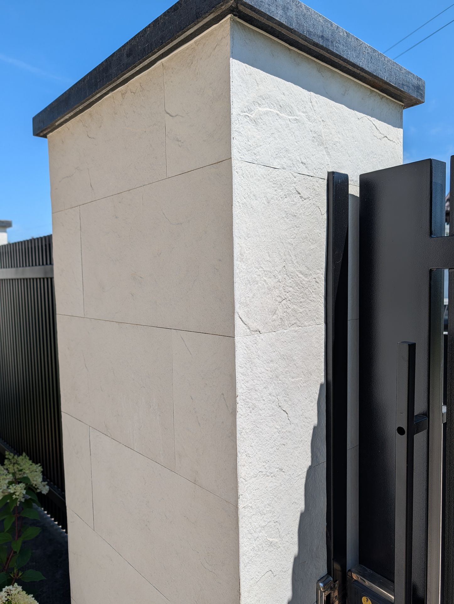 Slate Beige flexible cladding — facade detail — 45