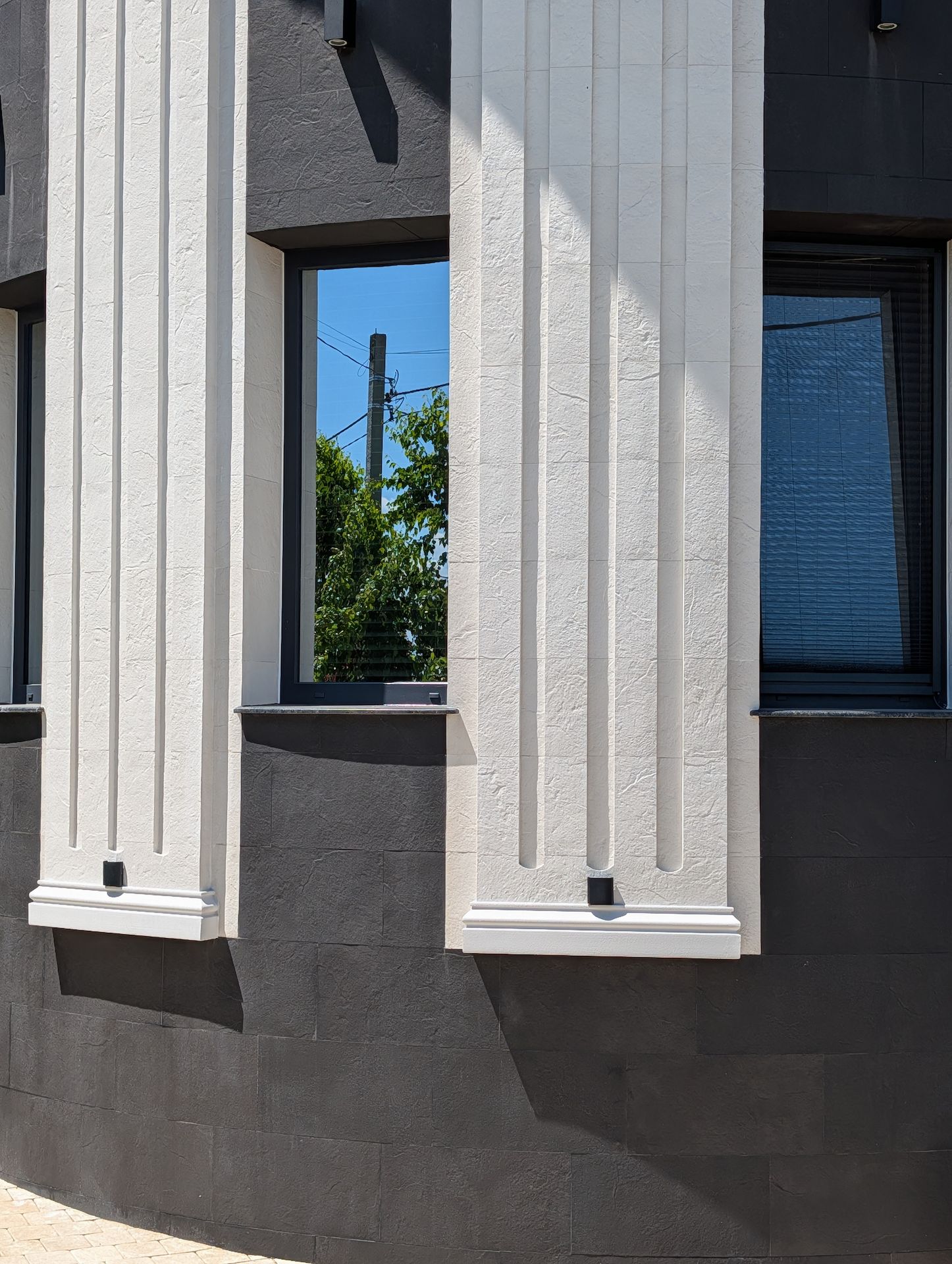 Slate Beige flexible cladding — facade detail — 54