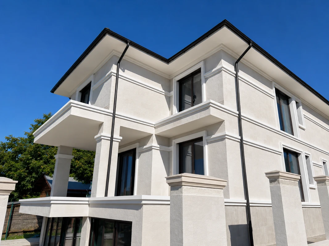 Mont Blanc flexible stone on a private house